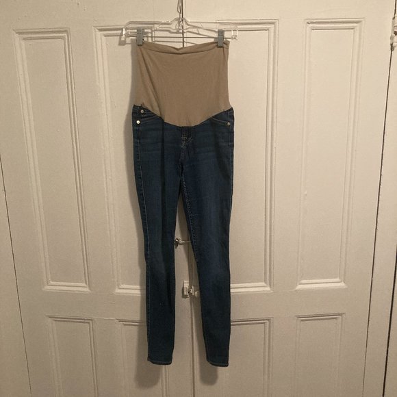 7 for all mankind maternity over bump skinny jeans - Picture 1 of 7